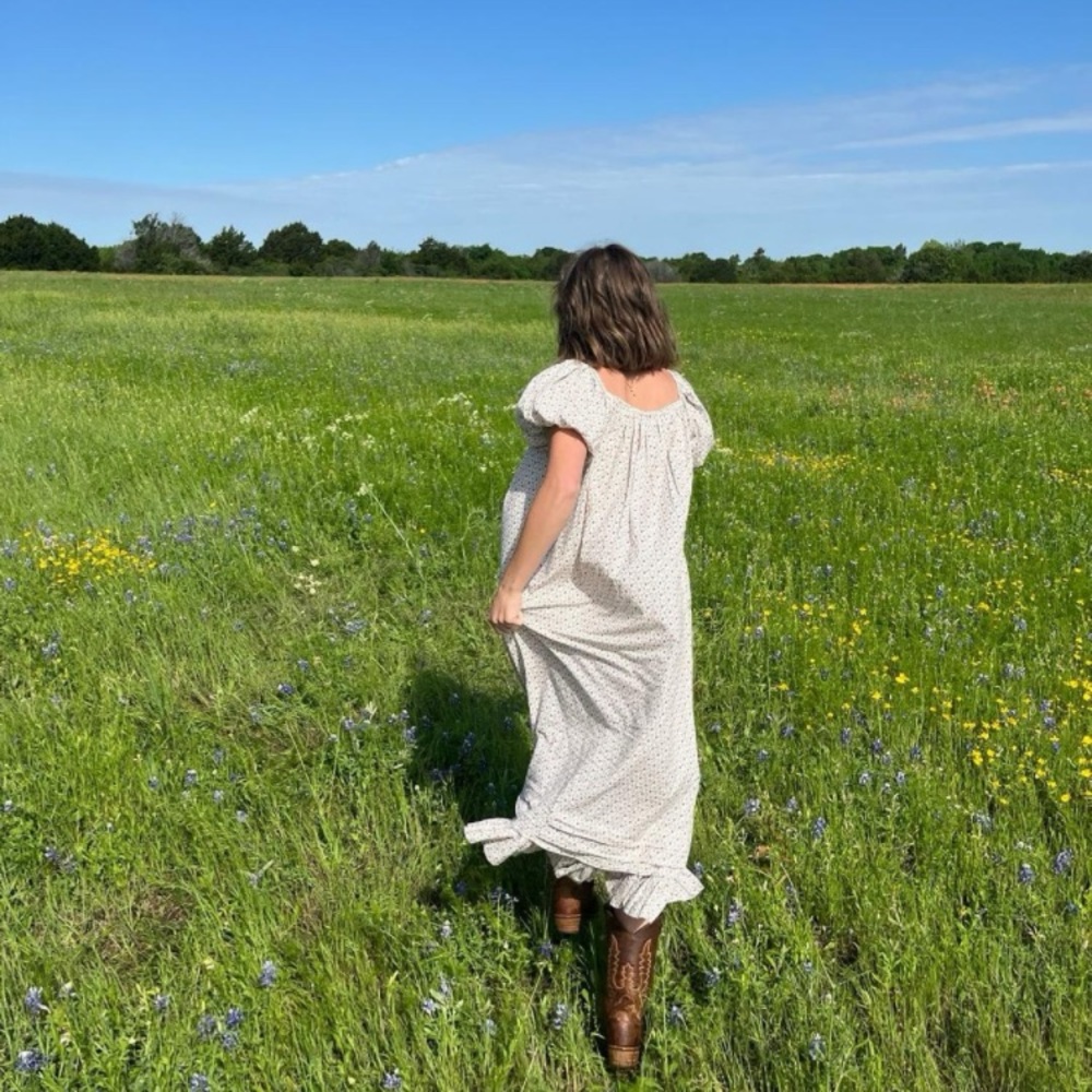 Christy Dress in Essence Cream - Picture 5 of 5